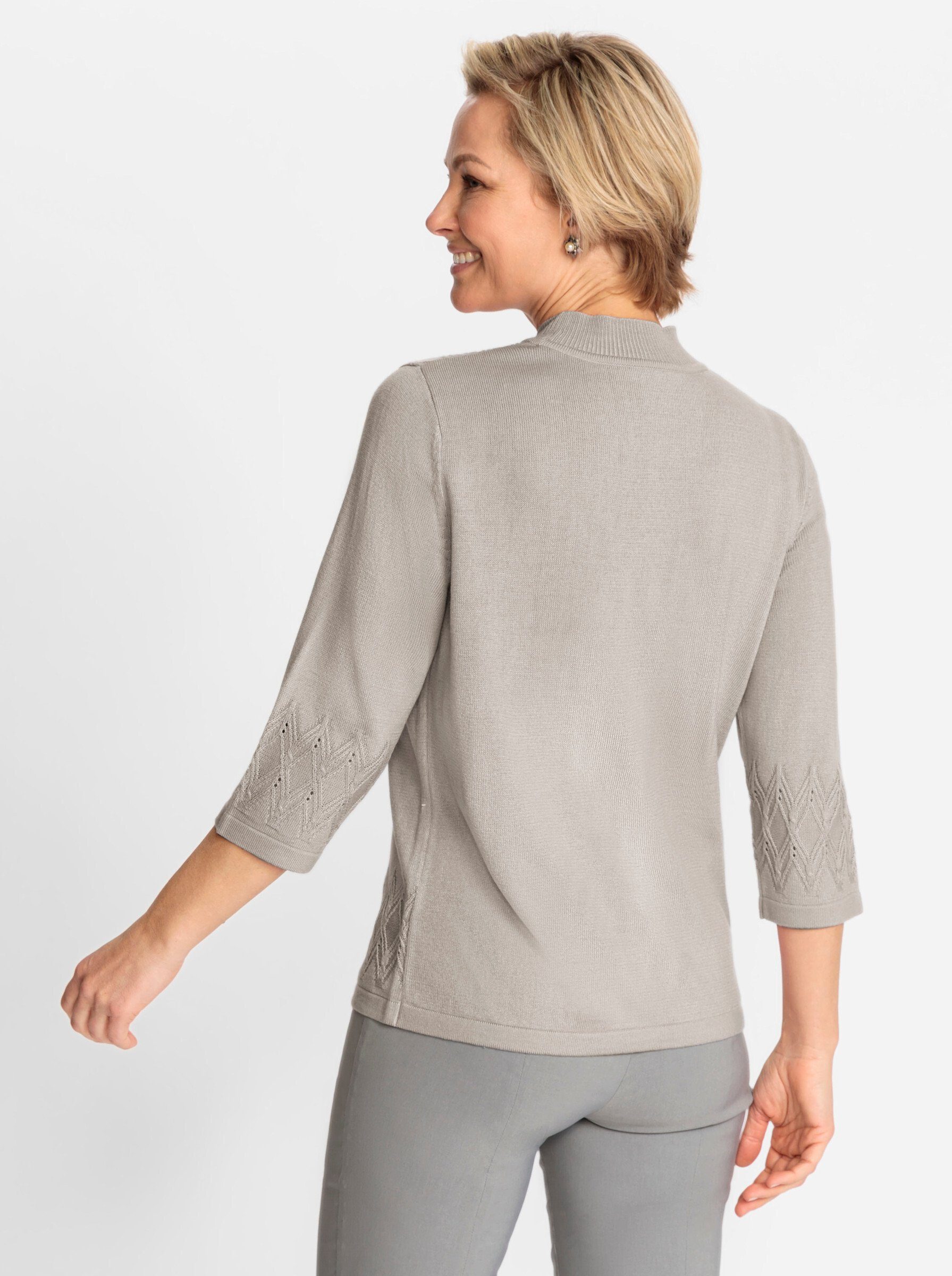 Witt Strickpullover Stehkragenpullover günstig online kaufen