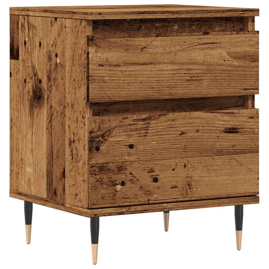 vidaXL Nachttisch Nachttisch Altholz-Optik 40x35x50 cm günstig online kaufen