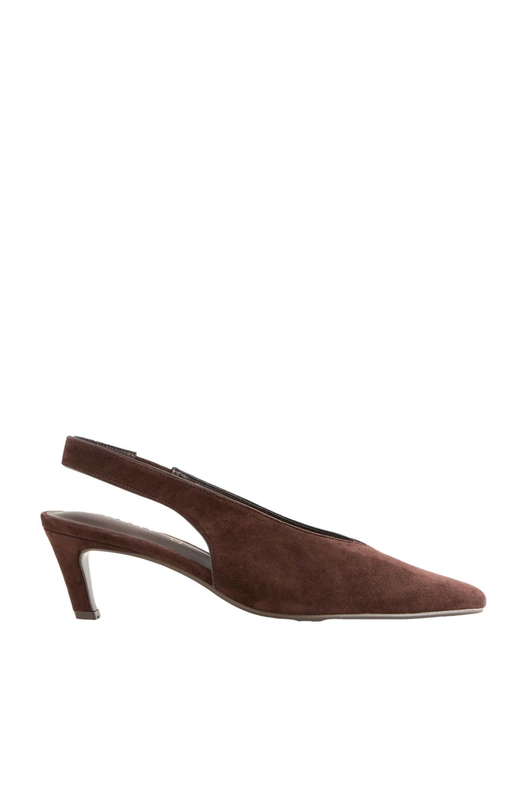 Next Forever Comfort® Slingbacks aus Leder mit Absatz Slingsandale (1-tlg)
