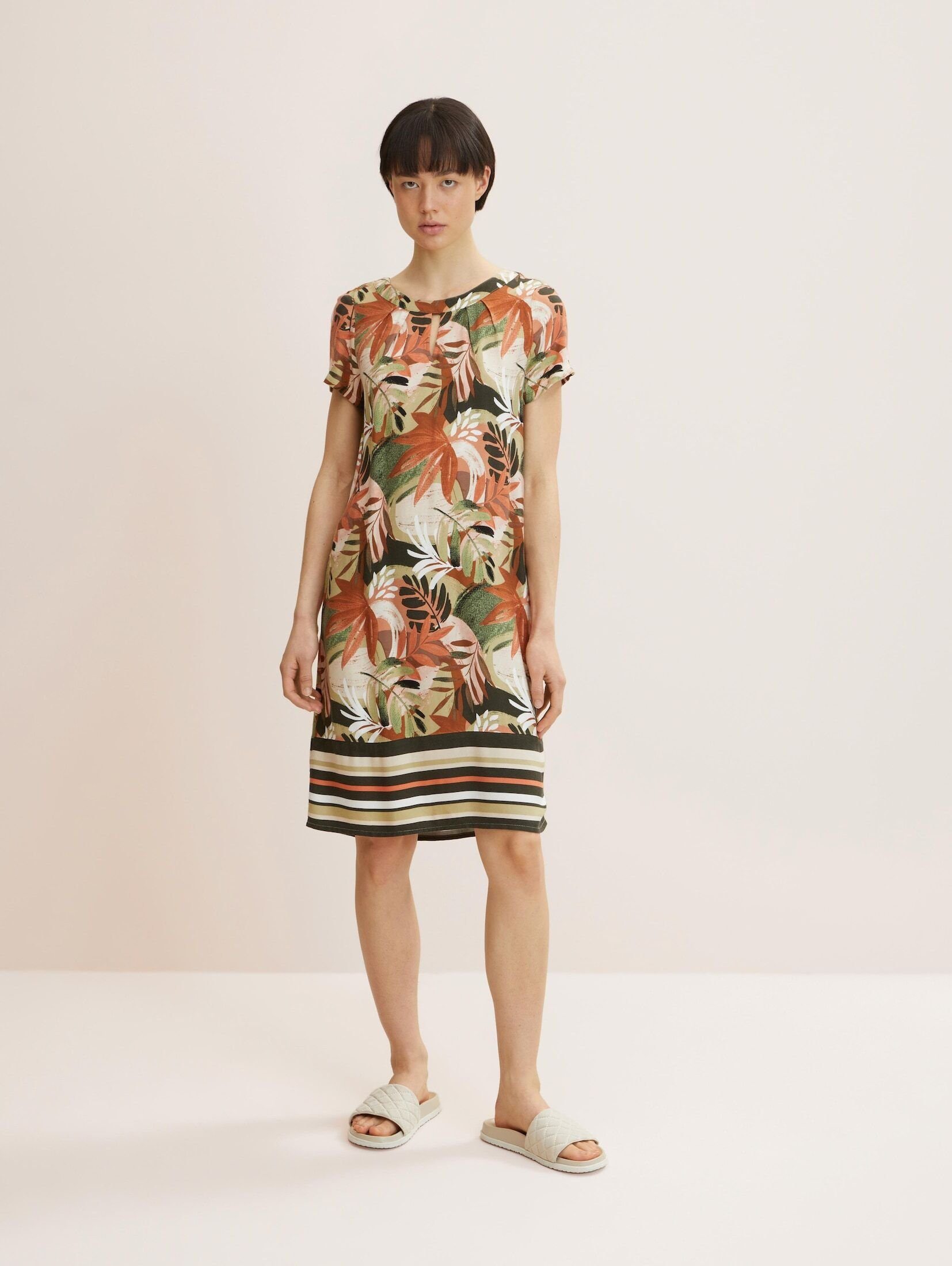 TOM TAILOR Jerseykleid »Kleid mit Allover-Print«
