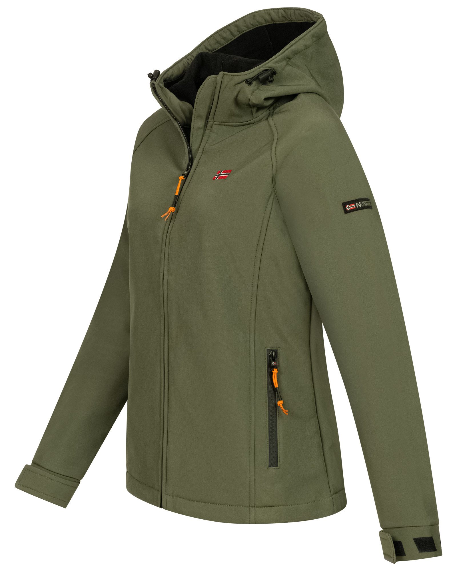 Geographical Norway Softshelljacke Damen Übergangsjacke Softshell Jacke Outdoor Regenjacke Frühlings