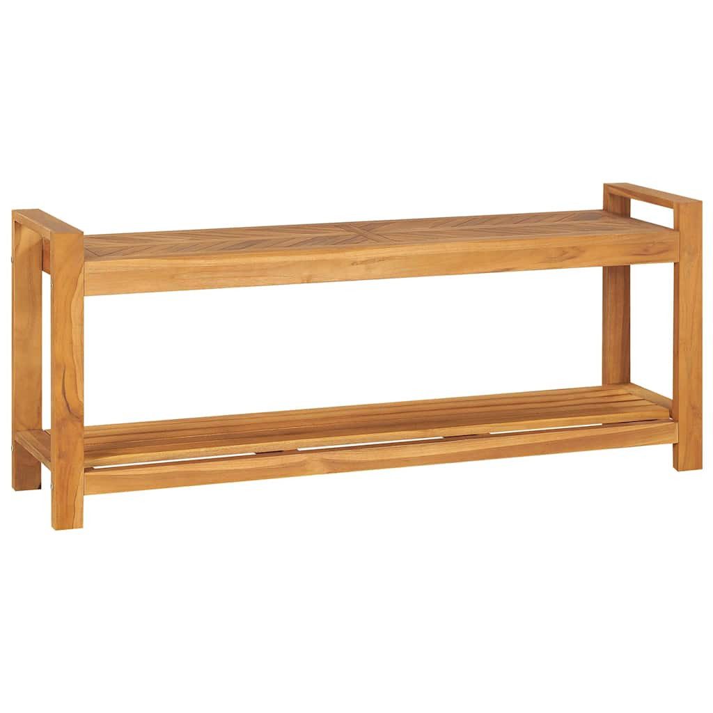vidaXL Sitzbank Sitzbank 120 cm Massivholz