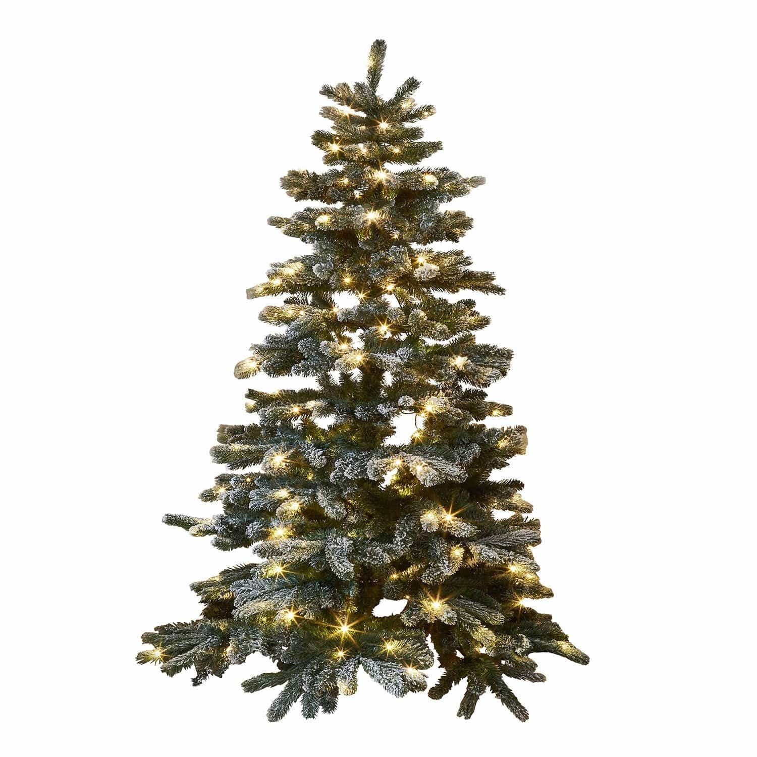 Mirabeau Künstlicher Weihnachtsbaum Weihnachtsbaum Mannier grün/weiß, none