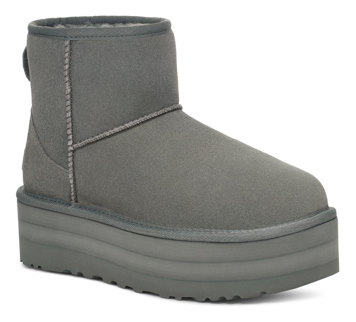 UGG Classic Mini Platform Plateaustiefelette Winterboots, Plateau Stiefel, Schlupfstiefel zum Schlupfen