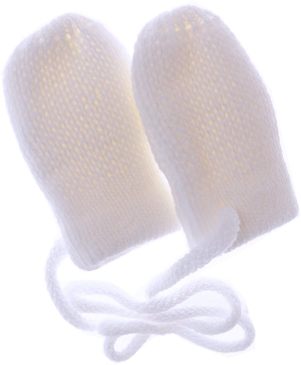 La Bortini Варежки Варежки warme Baby Перчатки für Neugeborene 0 bis 6 Monate warm, weich, in Weiß, neutral für Jungen und Mädchen