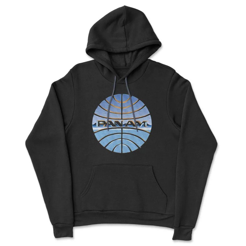 PAN AM Hoodie Chromed Globe Logo Hoodie