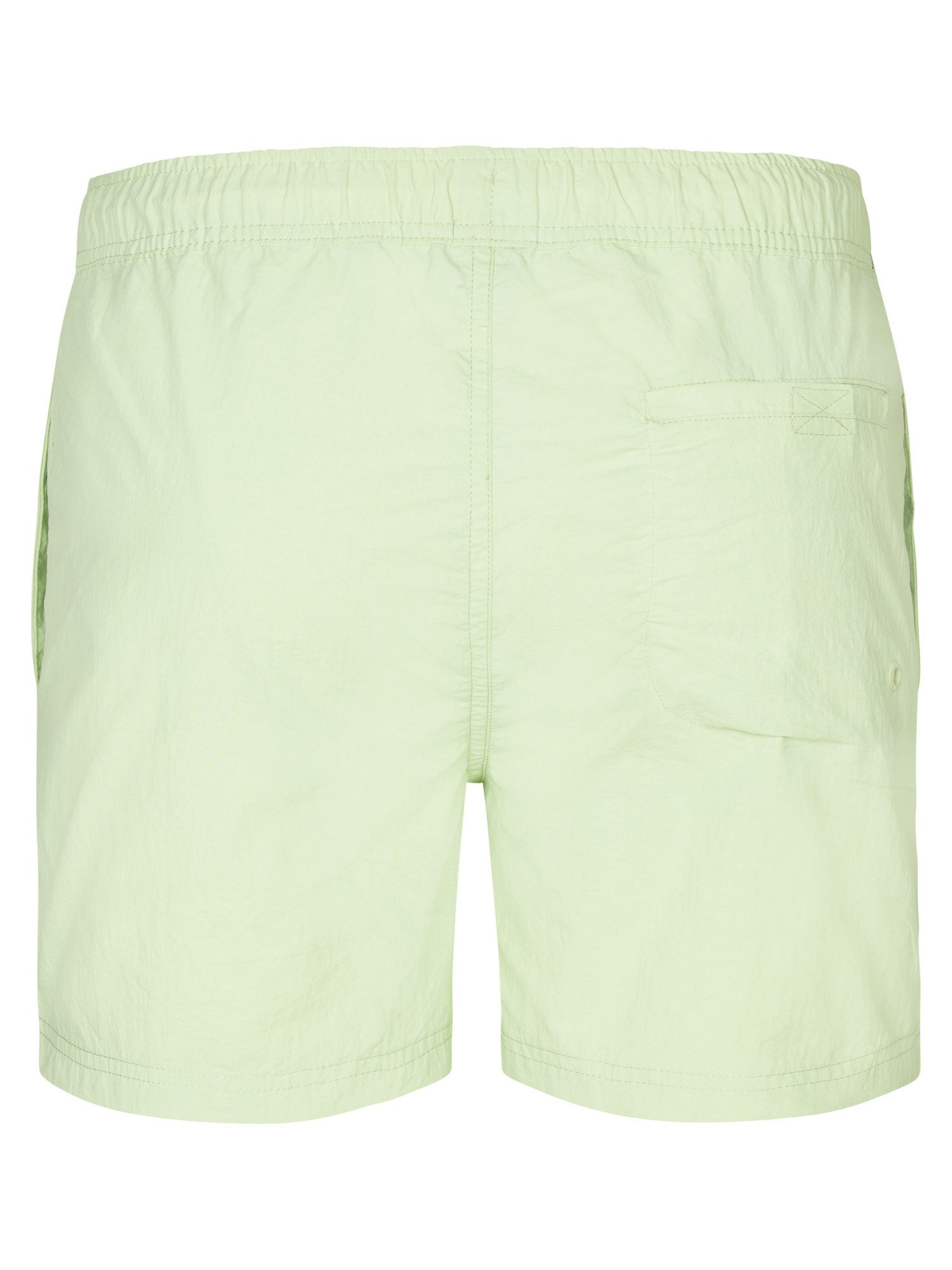 Petrol Industries Badeshorts - Badehose in Unifarbe mit Logo - Herren Badeshorts in Lime