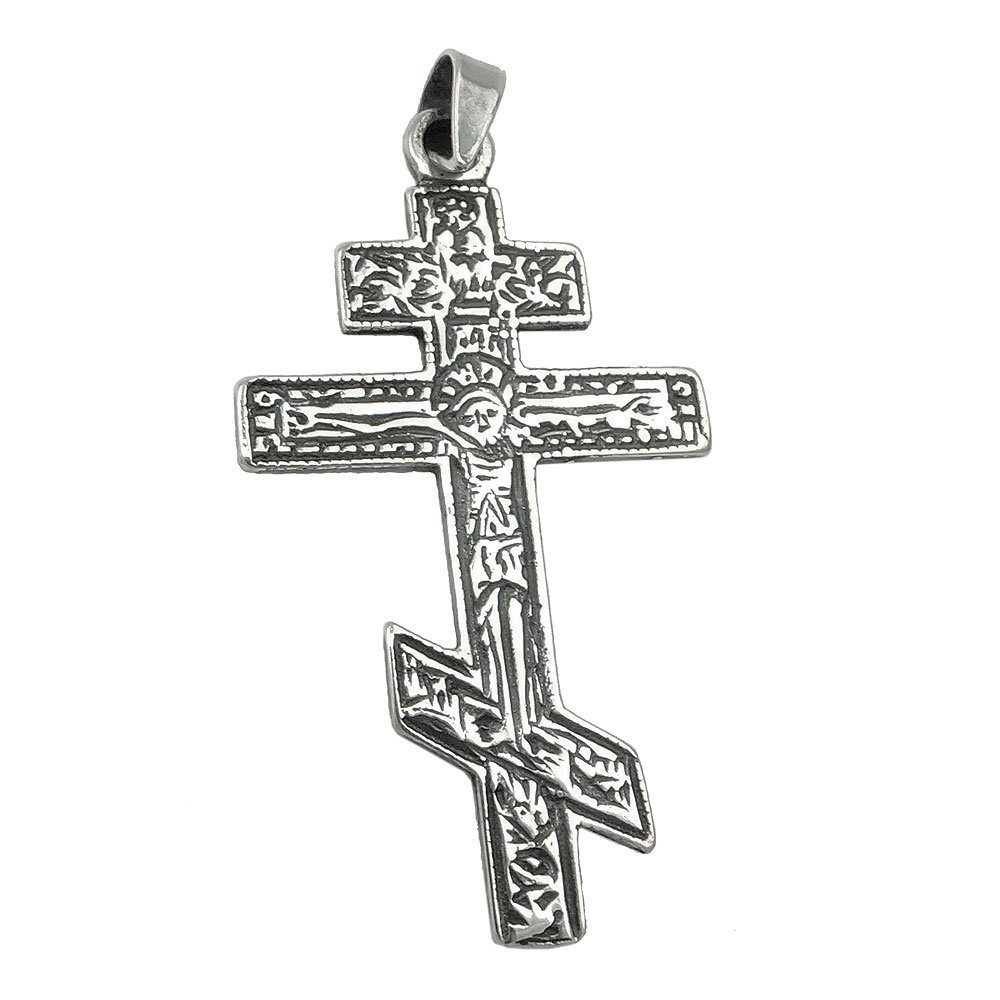 & Kreuzanhänger Herren (inkl. Silberschmuck Kreuz mm Damen Schmuckbox), Anhänger 925 30 geschwärzt x Kettenanhänger Silber 18 Gallay für