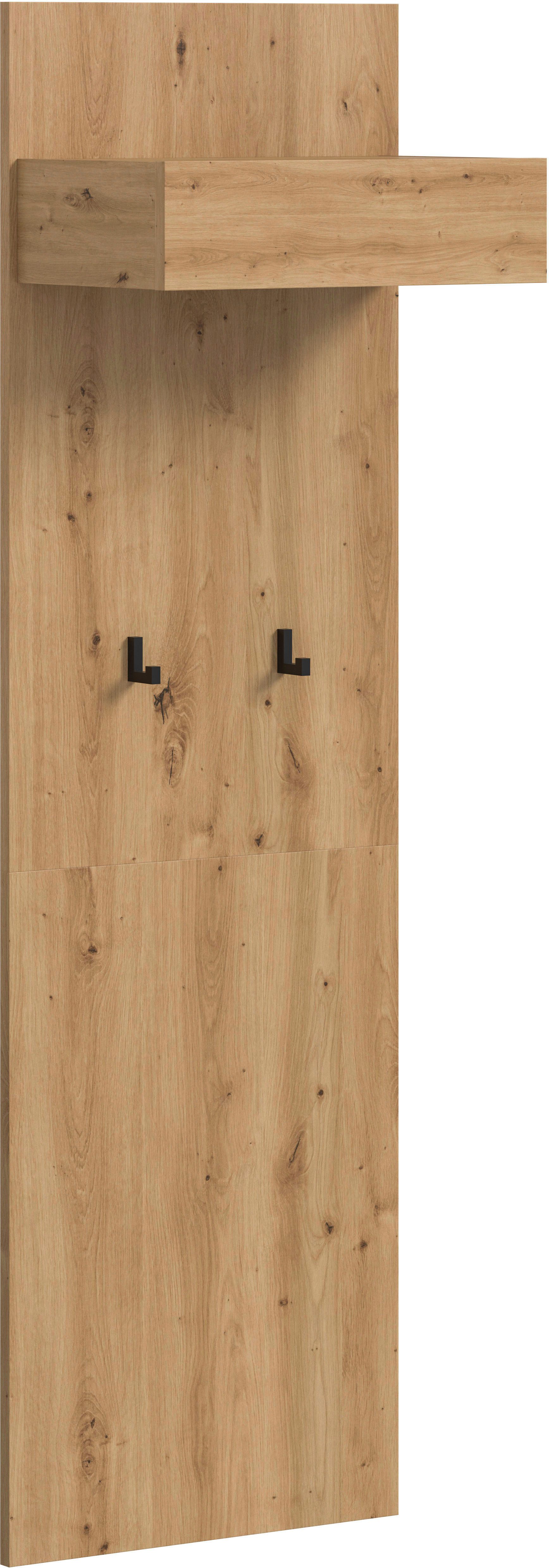 INOSIGN Garderobenpaneel EVRID, Höhe 160 cm, inkl. 2 Metall-Haken, Kleiders günstig online kaufen