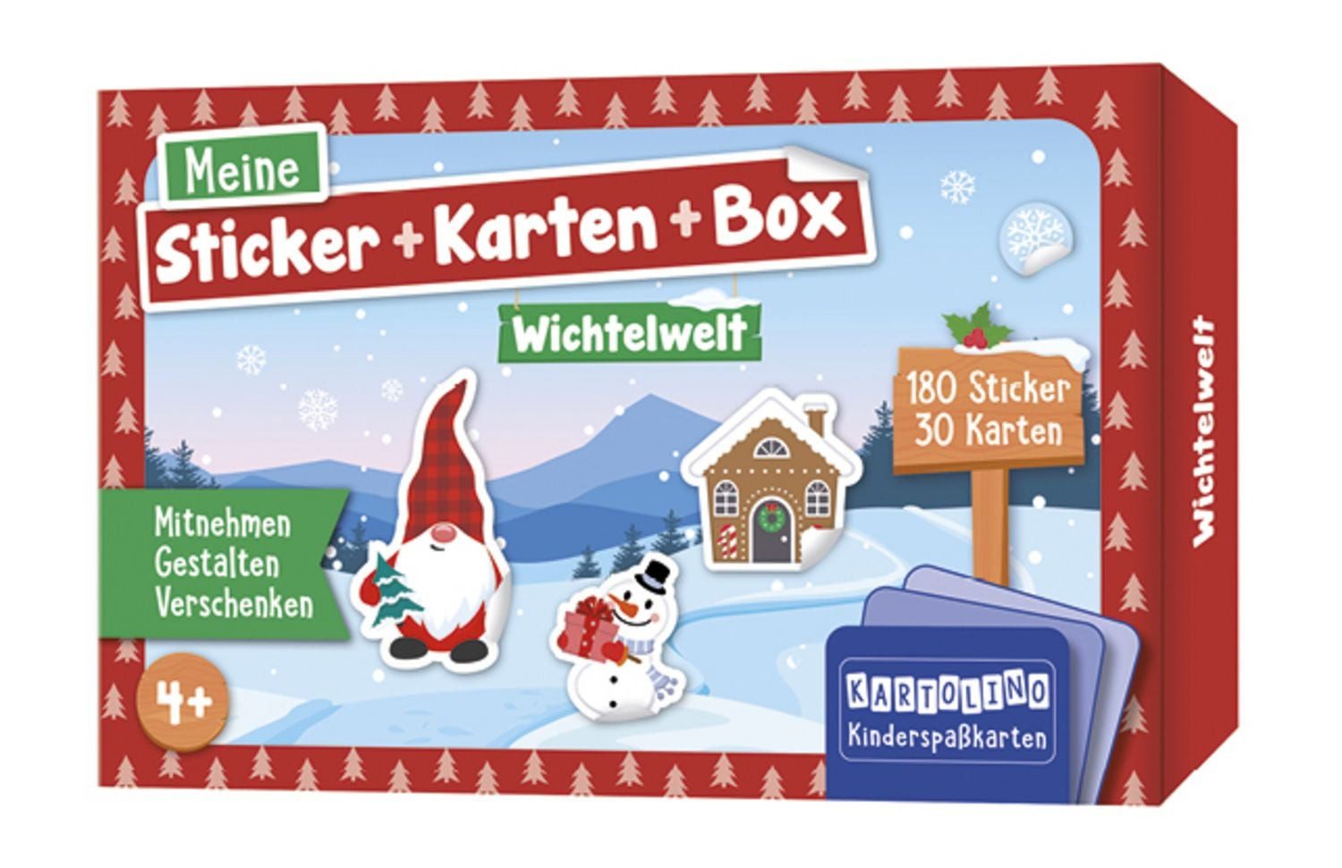 Meine Sticker + Karten + Box - Wichtelwelt / Cornelia Giebichenstein