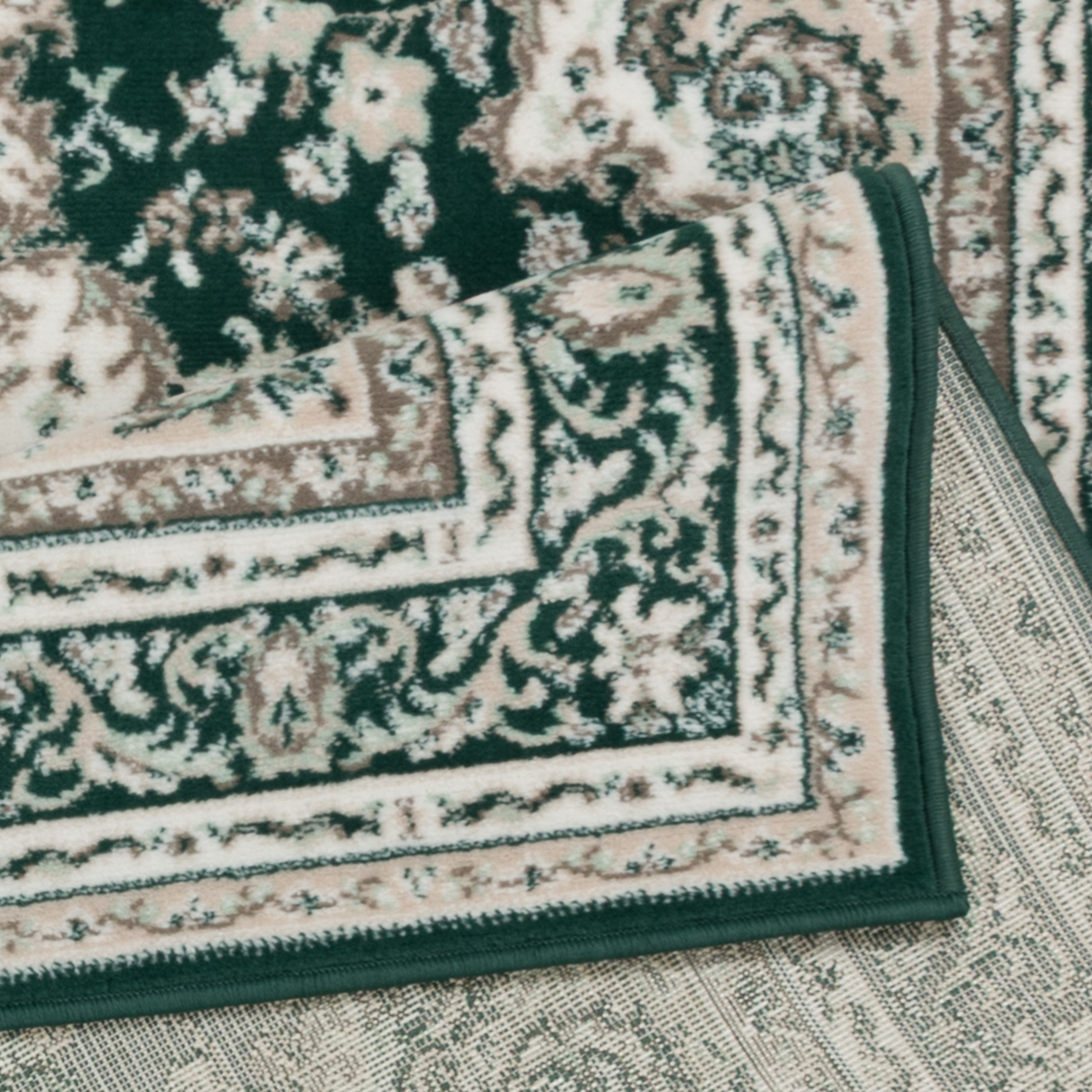 my home Teppich Oriental, Made in Belgium, rechteckig, Höhe: 7 mm, Orient-Optik, mit Bordüre, Teppich, Kurzflor, Weich, Kundenliebling