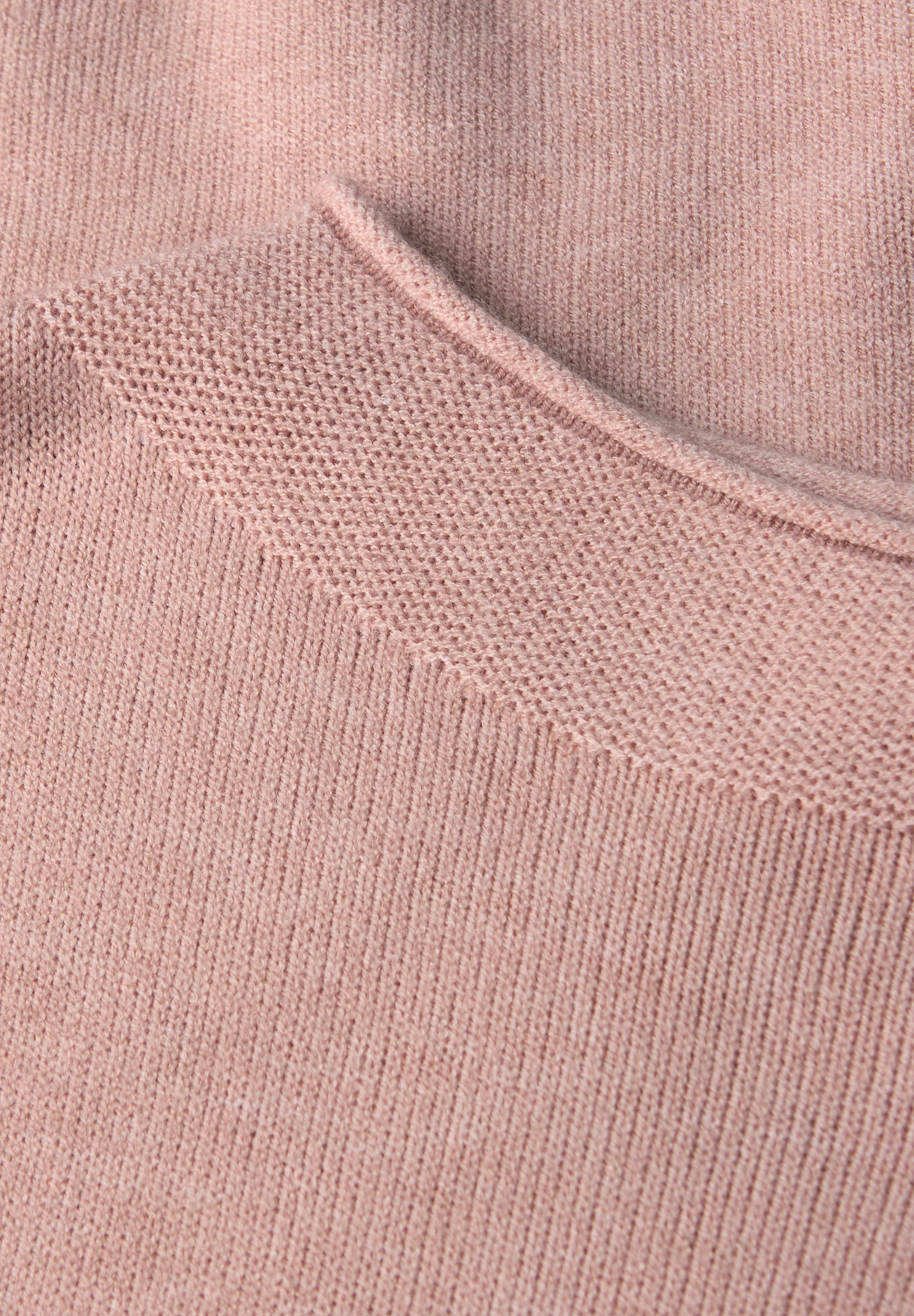 STREET ONE Strickpullover mit feiner Rollkante