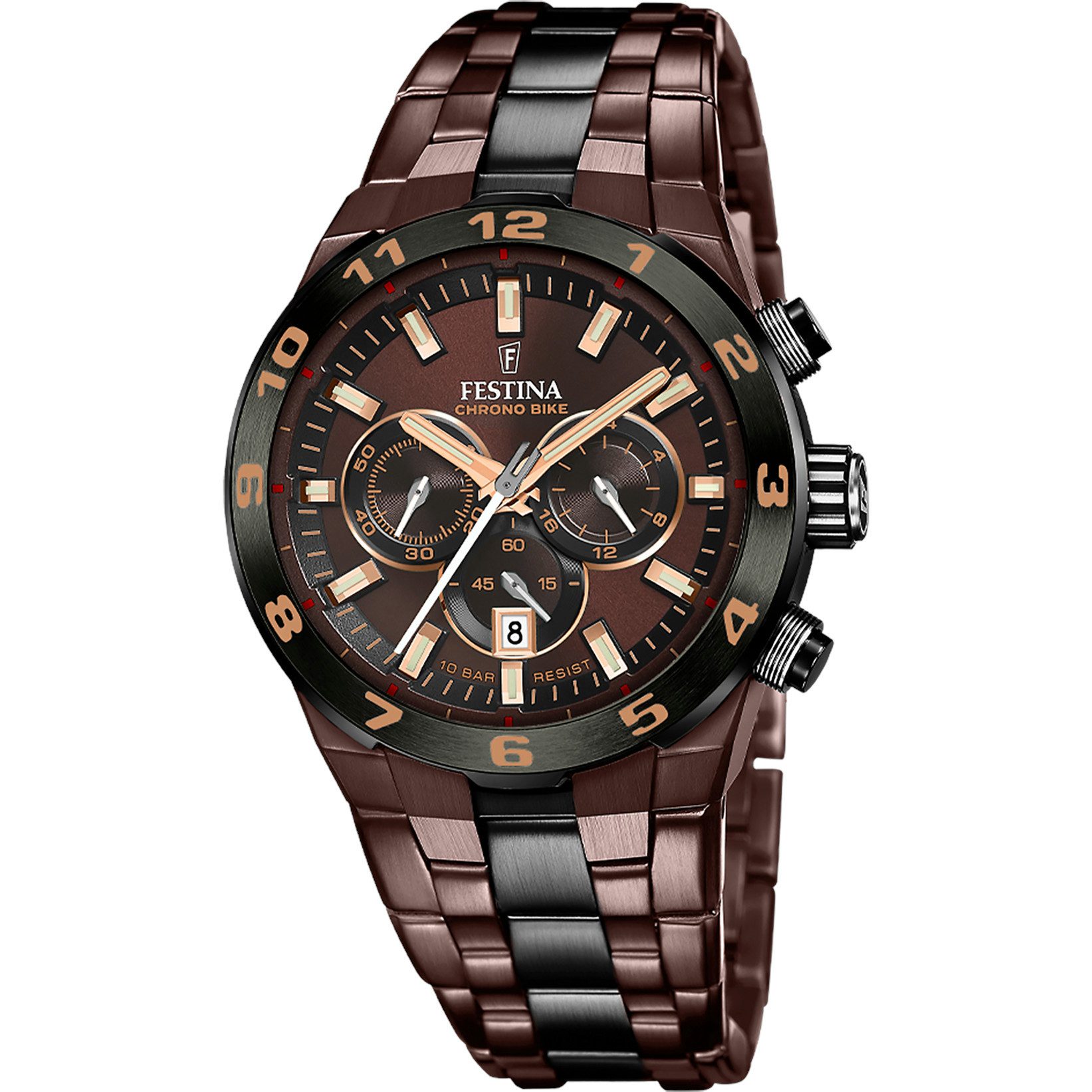 Festina Chronograph F20708/1 – Special Edition – Braun – Edelstahlband – 45 mm
