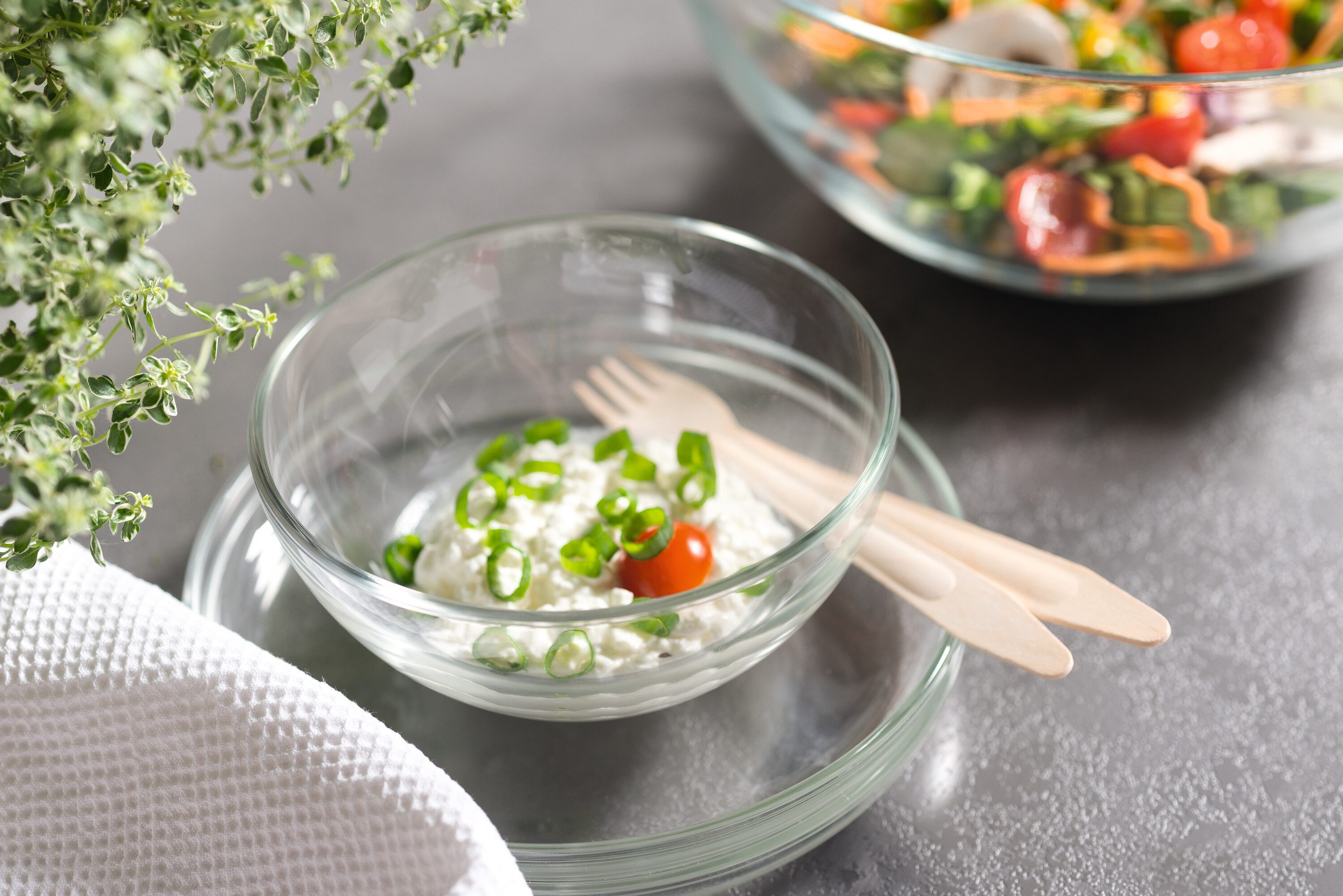LEONARDO Schale CUCINA, 14 cm, 6er-Set, Glas, (Set, 6-tlg), Spülmaschinengeeignet