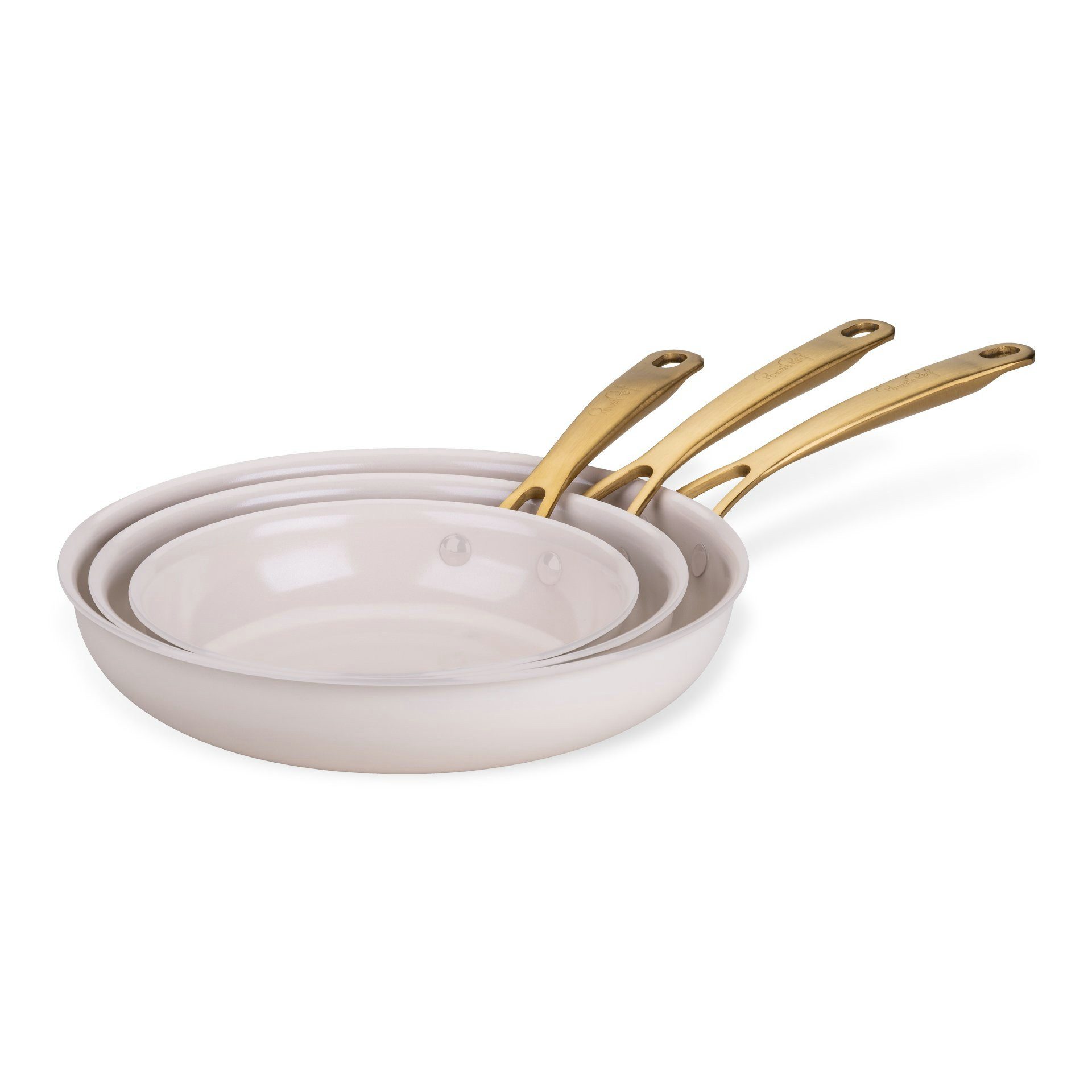 FACKELMANN Bratpfanne Set, Kochgeschirr, Aluminium-Pfannen, Keramikbeschichtung