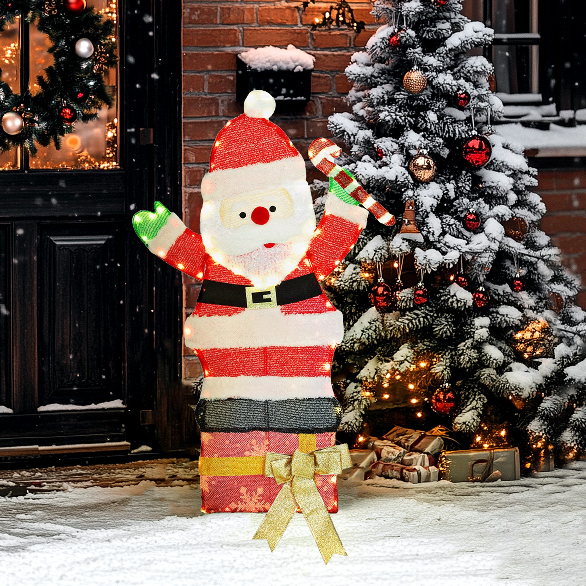 Weihnachtsfigur mit 97 LEDs