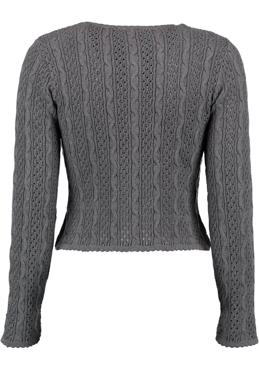 OS Trachten Strickjacke Tikepe sehr kurz geschnittene Trachtenjacke mit Str günstig online kaufen