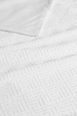 Bett-Set, Bettbezug und Kissenbezug mit Reliefmuster, Next, Bezug: Polyester (recycelt), Polyester
