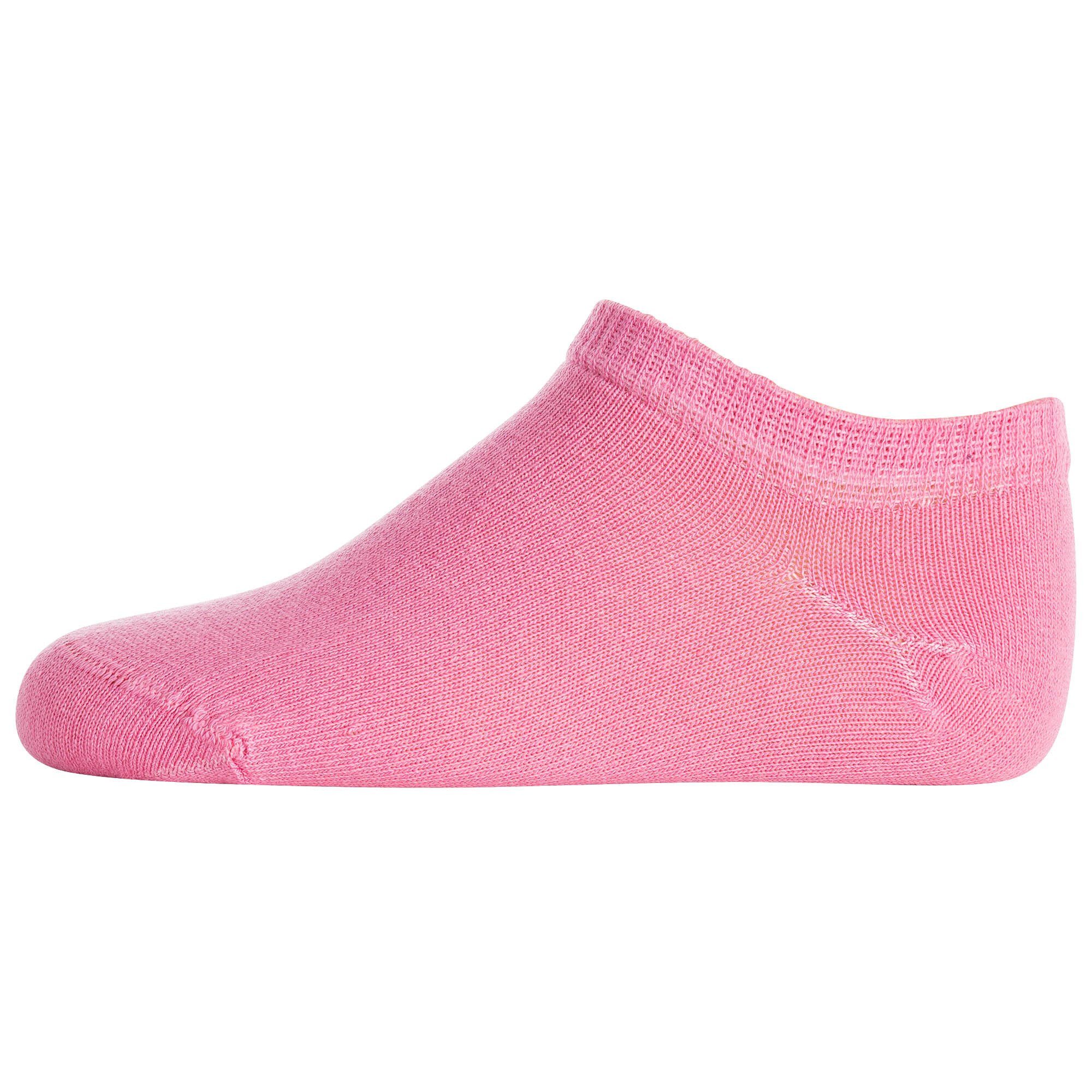 Pack- Weiß/Pink/Lila/Schwarz Socken, Kinder Freizeitsocken Logo Champion Sneaker, 5er