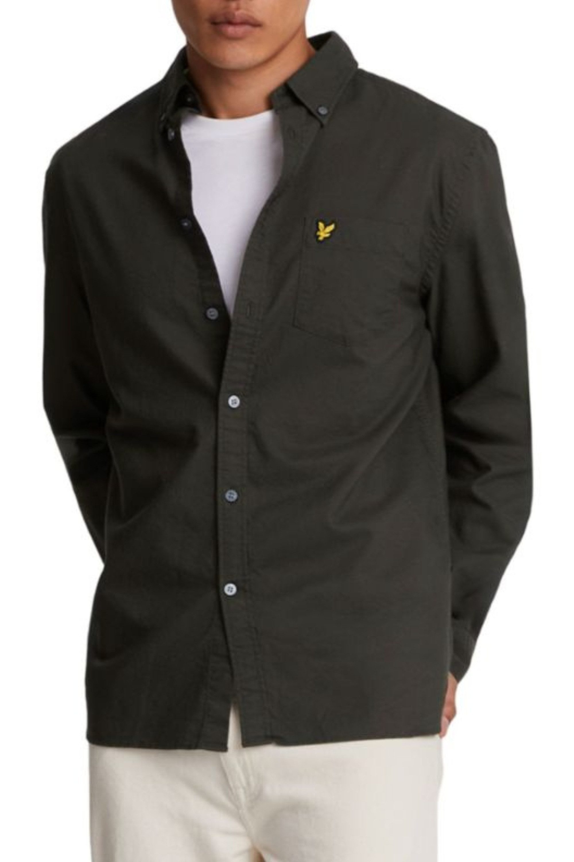 Lyle & Scott Langarmhemd Herren, 100% günstig online kaufen