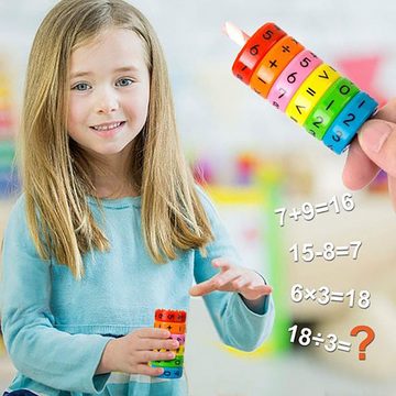 Fivejoy Lernspielzeug Mathematik Rechenrolle Einschulung Mathe Lernen Rechnen (6-St)
