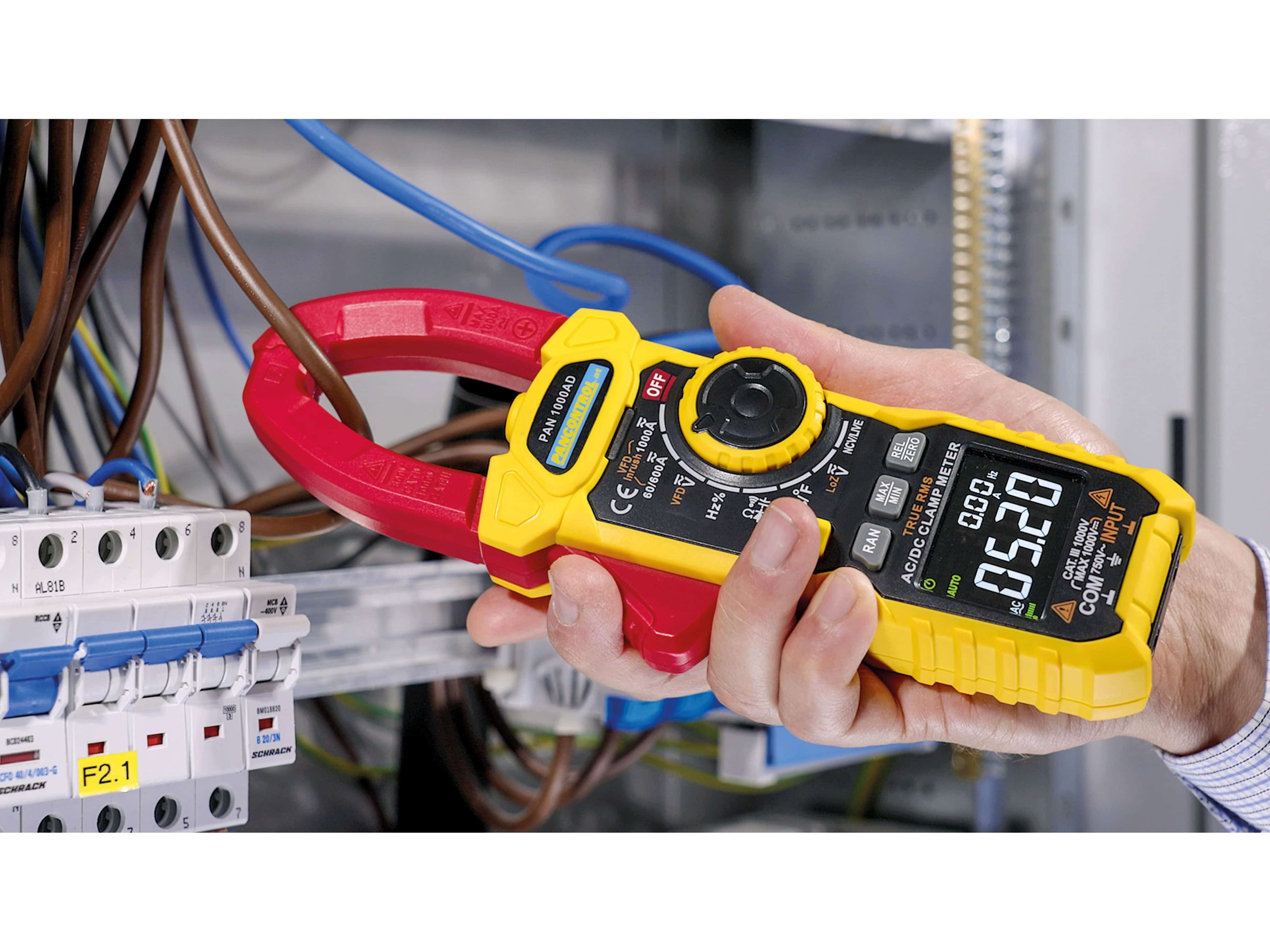 True-RMS PAN Pancontrol 1000AD Multimeter Stromzange PANCONTROL