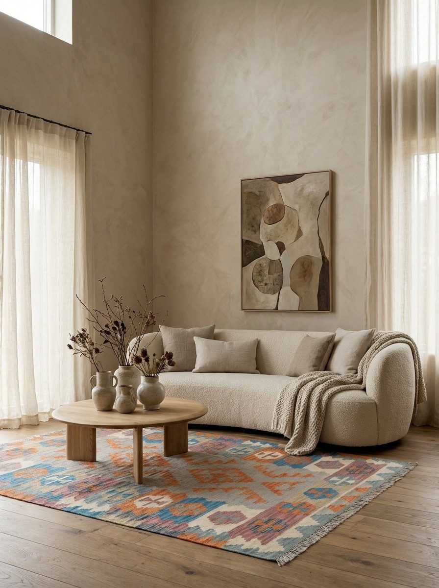 Looma Teppich Kelim Gashgai 184x127cm, rechteckig, Höhe: 5 mm, Gashgai, Schurwolle, Unikat