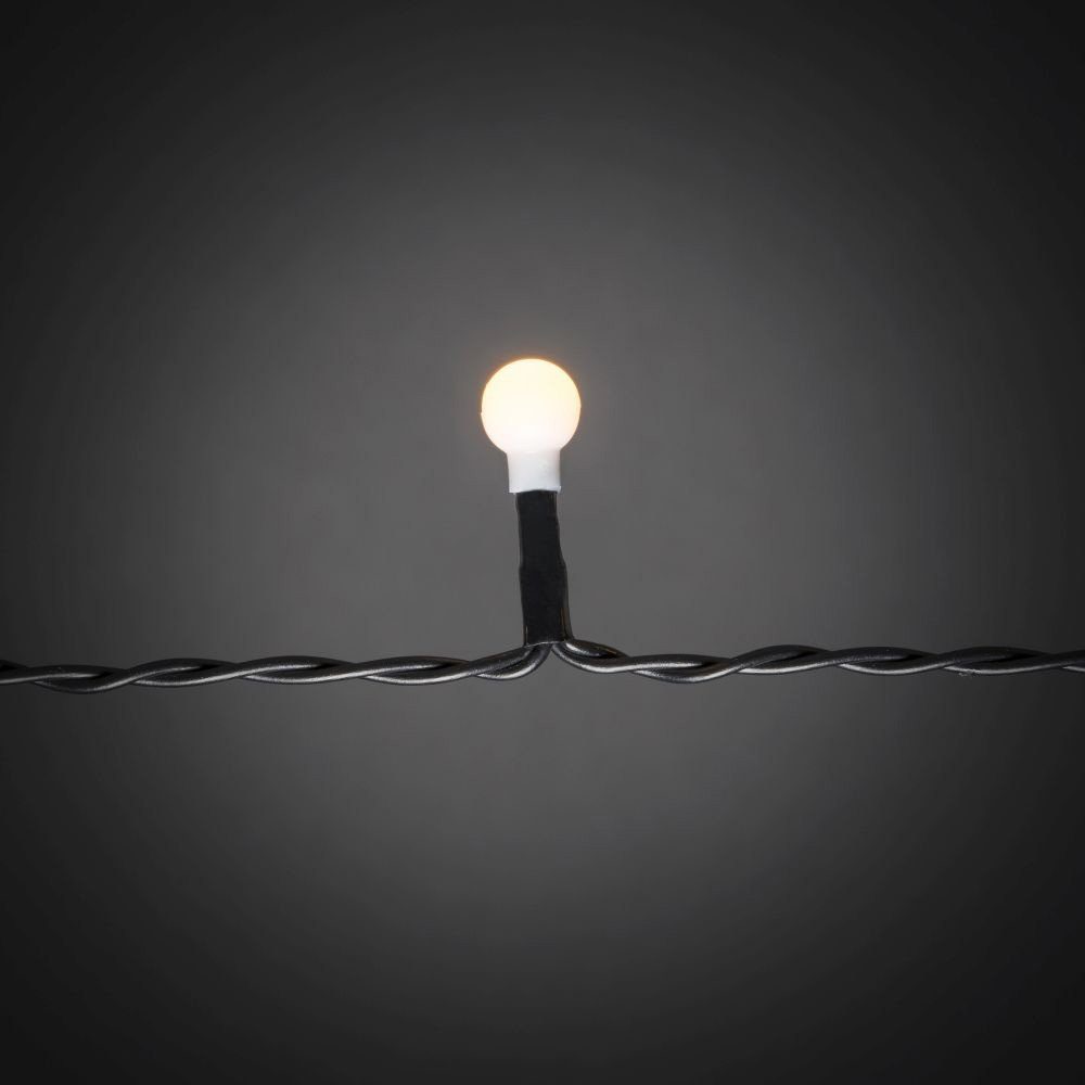 KONSTSMIDE LED-Baummantel Weihnachtsdeko aussen, Christbaumschmuck, Ring Ø 17, mit Globes, 8 Stränge à 70 Dioden, vormontiert, 560 Dioden