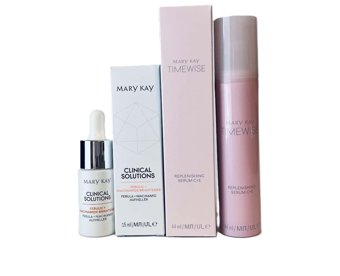 Mary Kay Gesichtspflege-Set Best in Brightness Set mit Replenishing Serum C+E-Clinical Ferulic