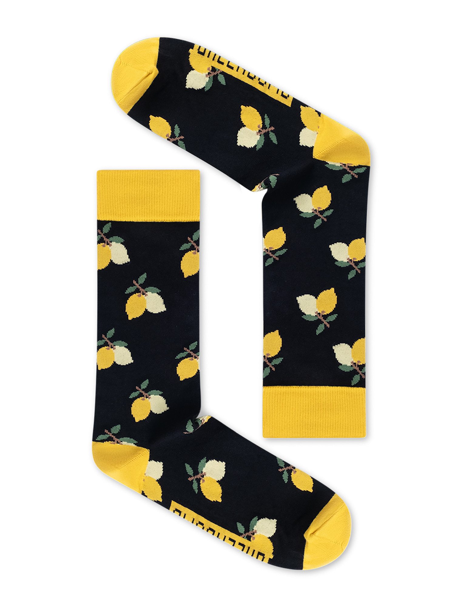 GreenBomb Socken Socks Lemons Bio-Baumwoll-Mix, Polyamid, Elasthan, kreative Designs