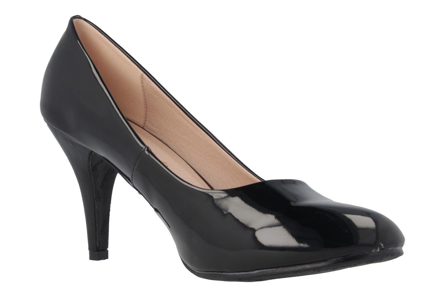 Andres Negro Charol Machado Pumps AM422