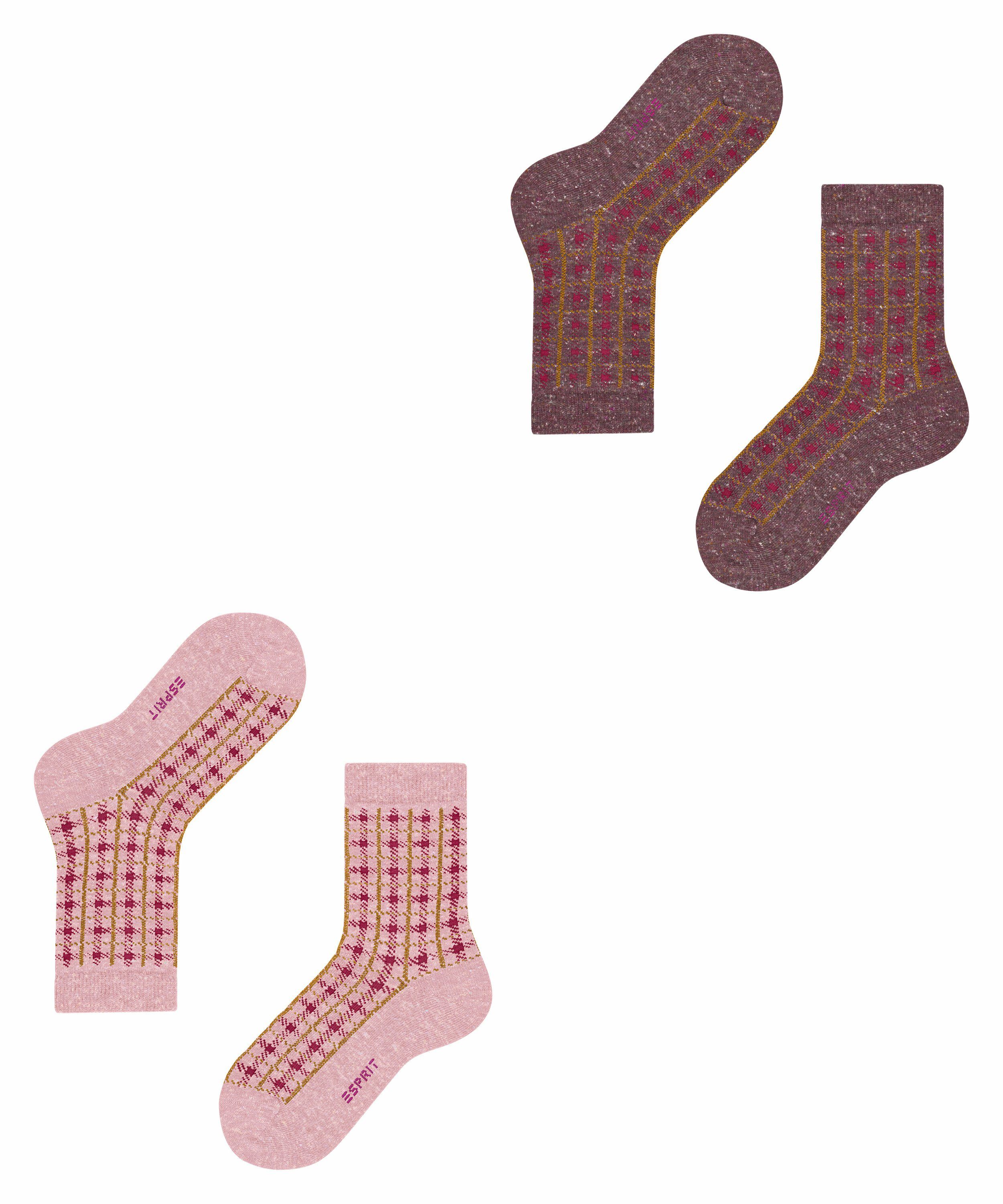 sortiment Esprit (2-Paar) Socken Check 2-Pack (0020)