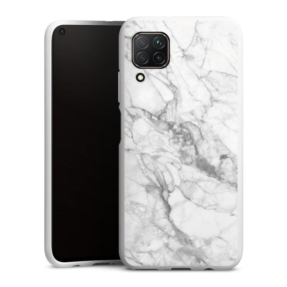 DeinDesign Handyhülle Stein Marmor Muster Marmor, Huawei P40 Lite Silikon  Hülle Bumper Case Handy Schutzhülle