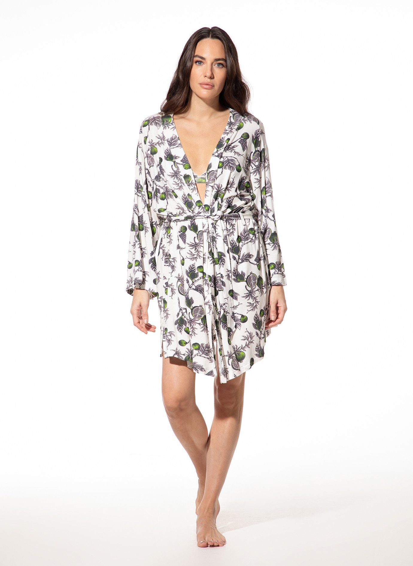 Short Stories Kimono SHORT STORIES 621903 Kimono white whisper print