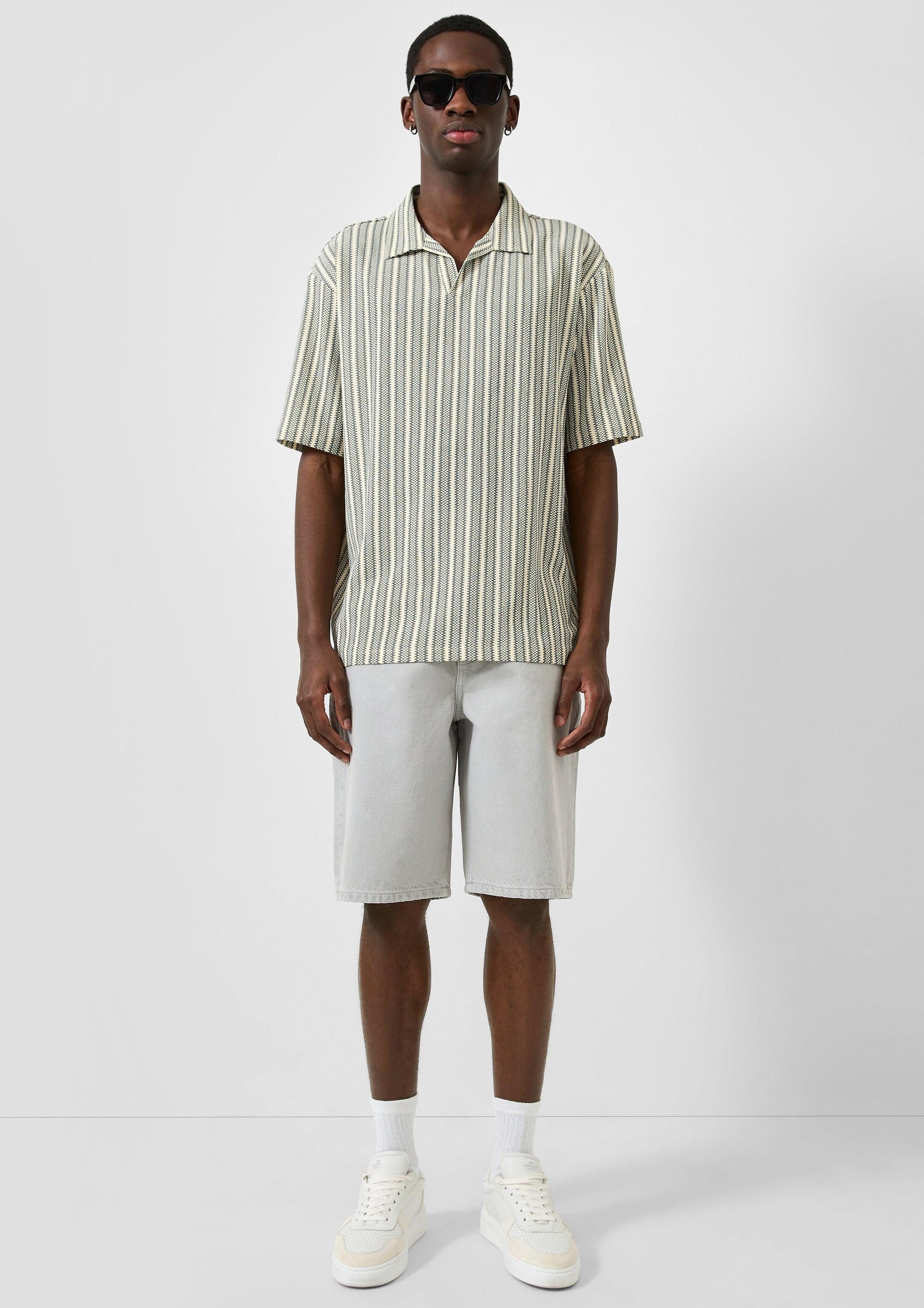 QS Jeansshorts Jeans-Bermuda Jeans-Shorts / Mid Rise / Loose Fit
