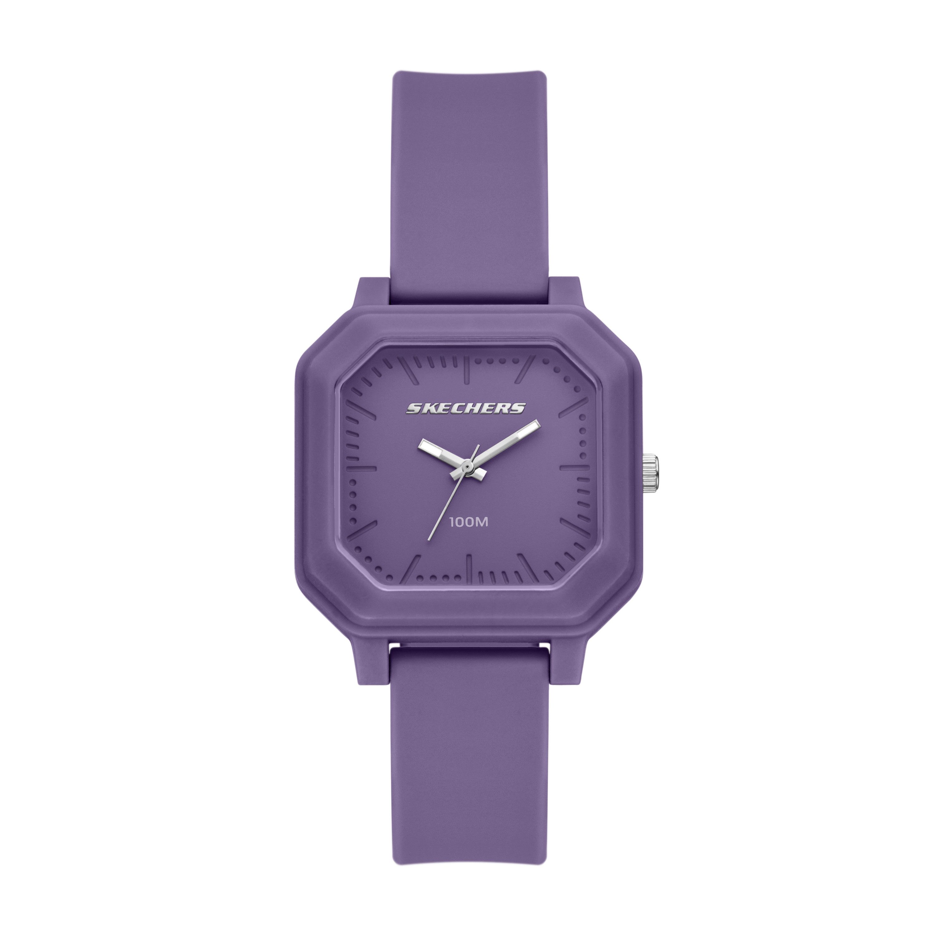 Skechers Quarzuhr Rosencrans Square SR6380, Armbanduhr, Damenuhr, Herrenuhr, Silikonarmband, analog