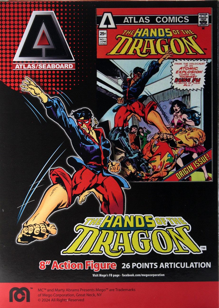 Mego Actionfigur Atlas Comics Actionfigur Hand of the Dragon 20 cm
