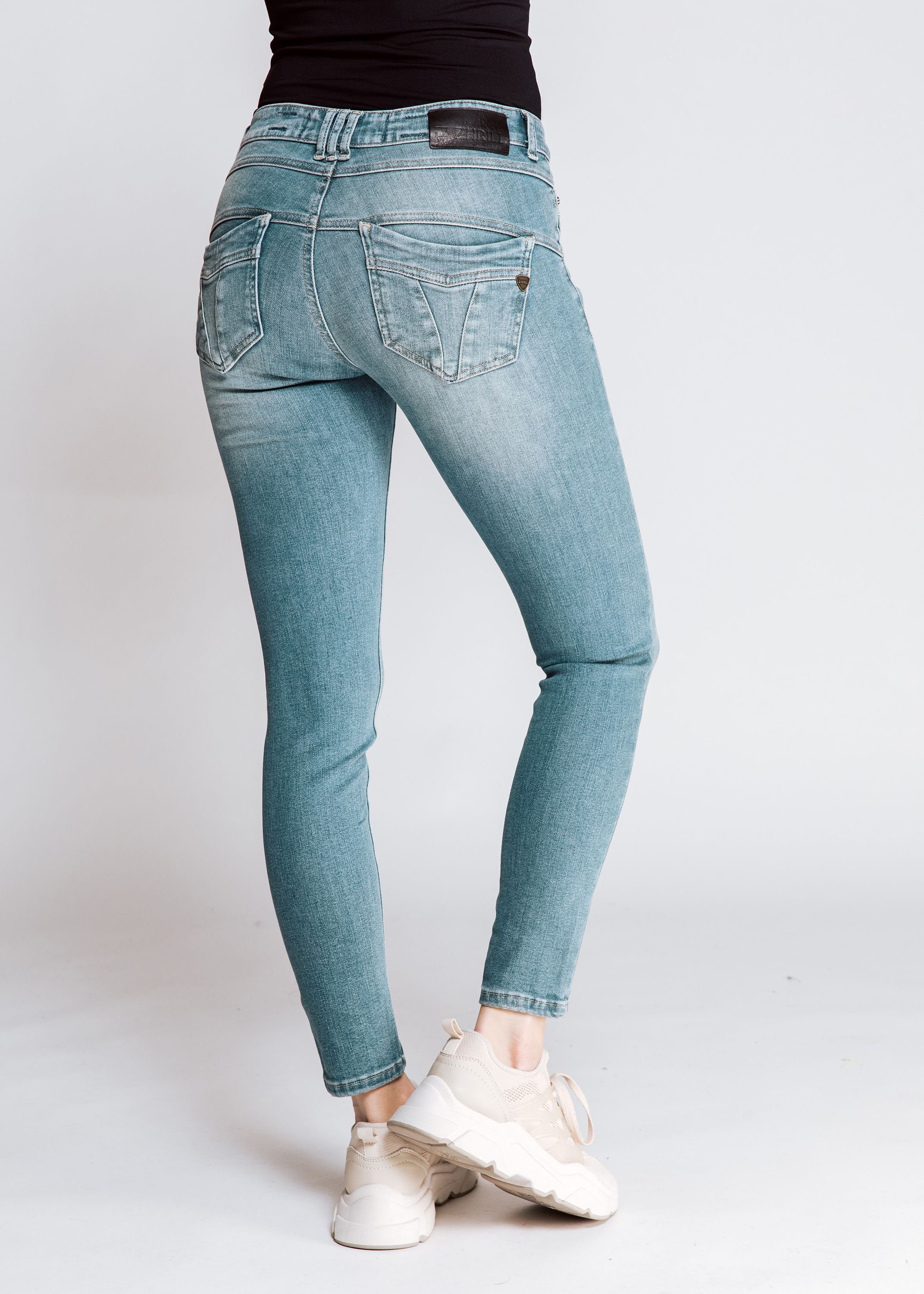 Blue Skinny Tragekomfort Jeans Zhrill angenehmer KELA Skinny-fit-Jeans