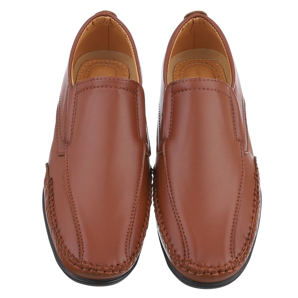 Coolwalk Eleganter Slip-On Herrenschuh für Komfort und Stil Slipper (90112419) Flach Slipper in Camel