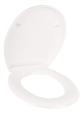 Calmwaters WC-Sitz Curved, Weiß, Duroplast, Absenkautomatik, Antibakteriell, 26LP2903