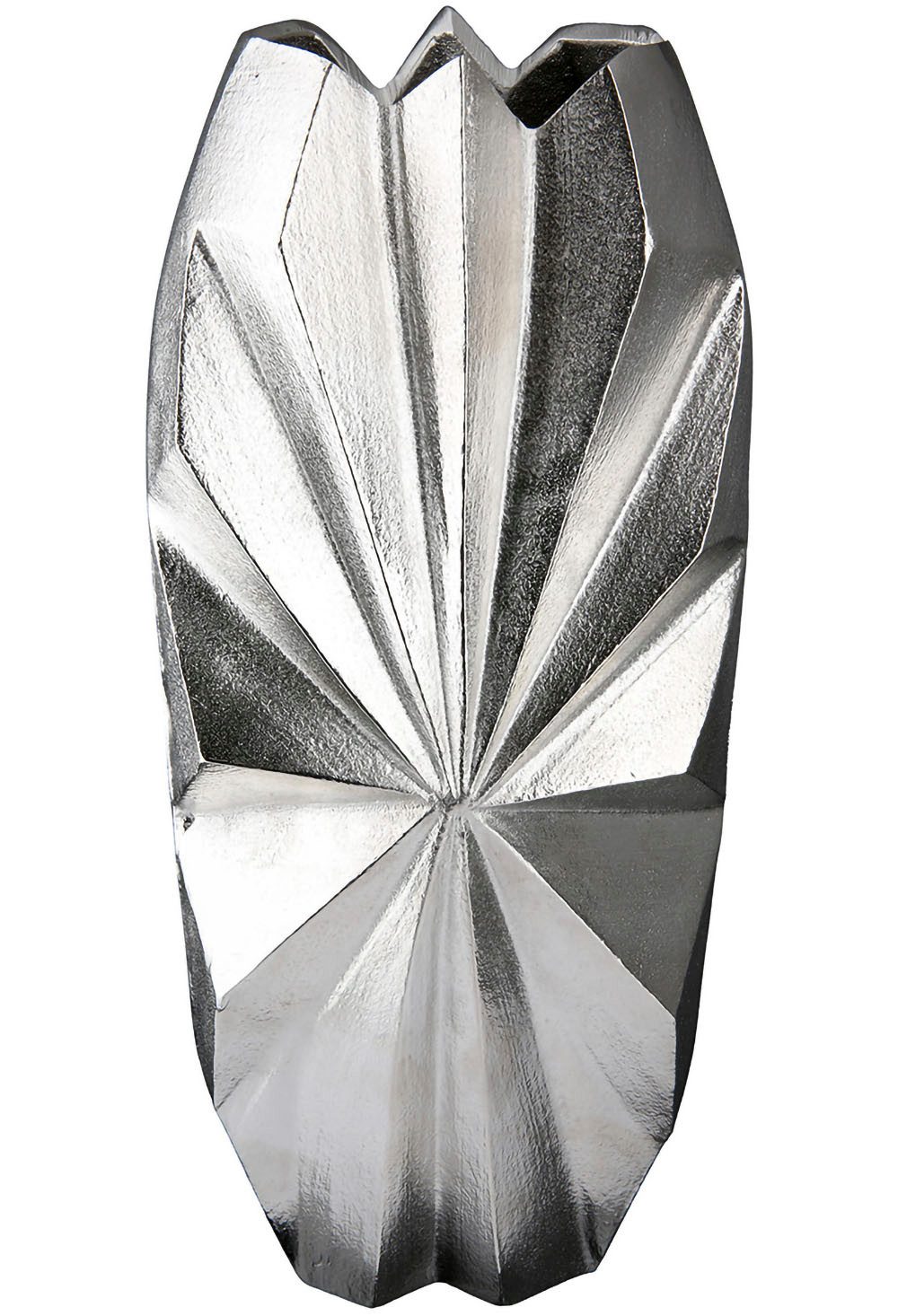 GILDE Dekovase Vase Rayons, aus Aluminium (1 St), mit Filzgleitern