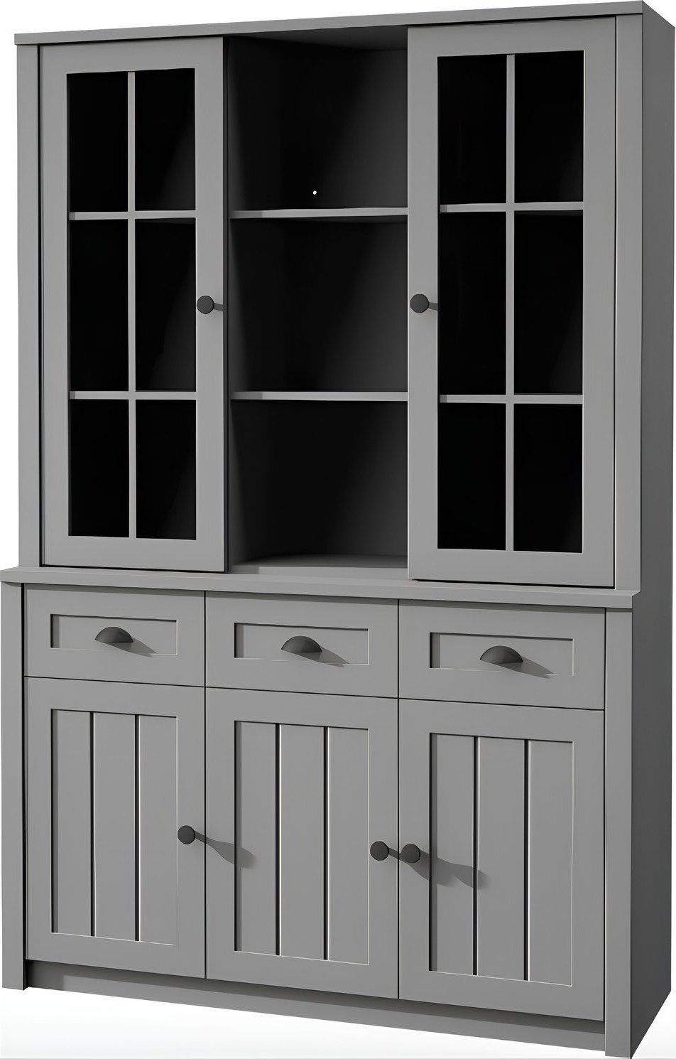 Xlmoebel Anrichte Schrank Buffet Aufsatz Konsole Regal Holz Kommode Anrichtung (1 St., Anrichte), Hergestellt in Europa