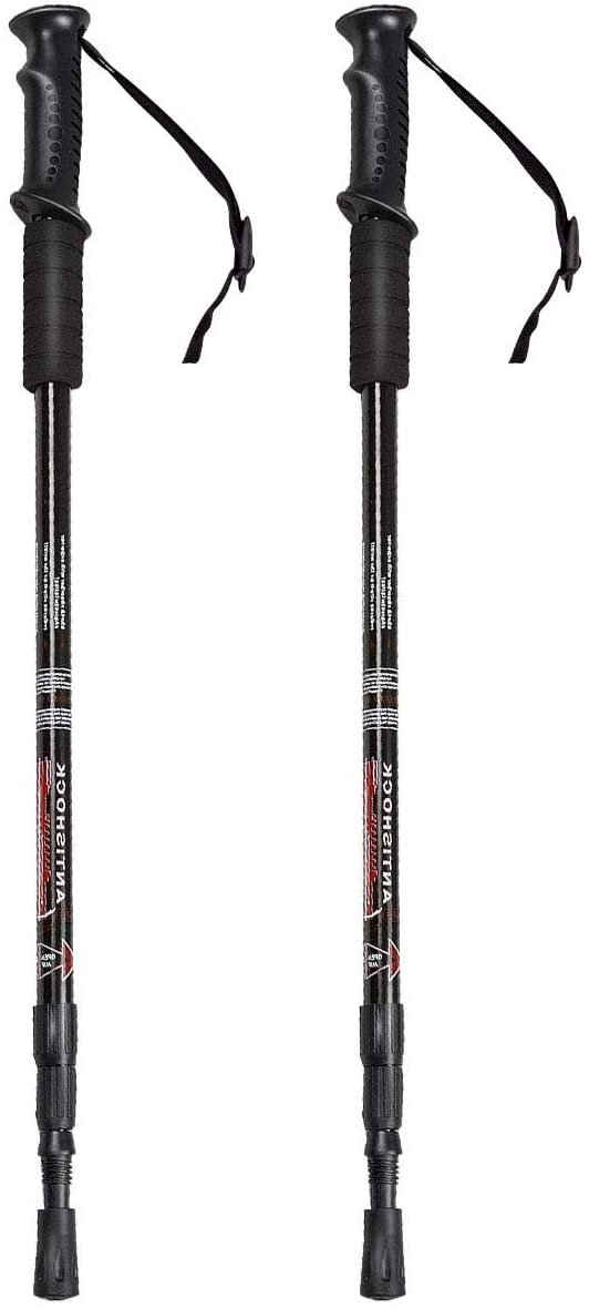 COSTWAY Nordic-Walking-Stöcke (2 St), 65-135cm verstellbar, Alu