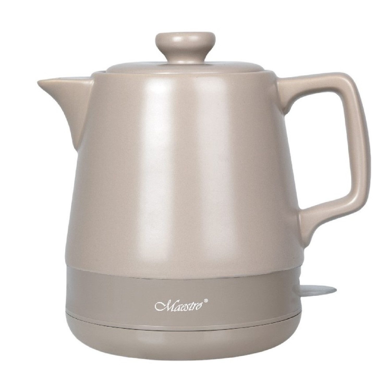 Maestro Wasserkocher MR-071-BEIGE, 1 l, 1200,00 W, Keramik-Wasserkocher 1L Beige 1200W