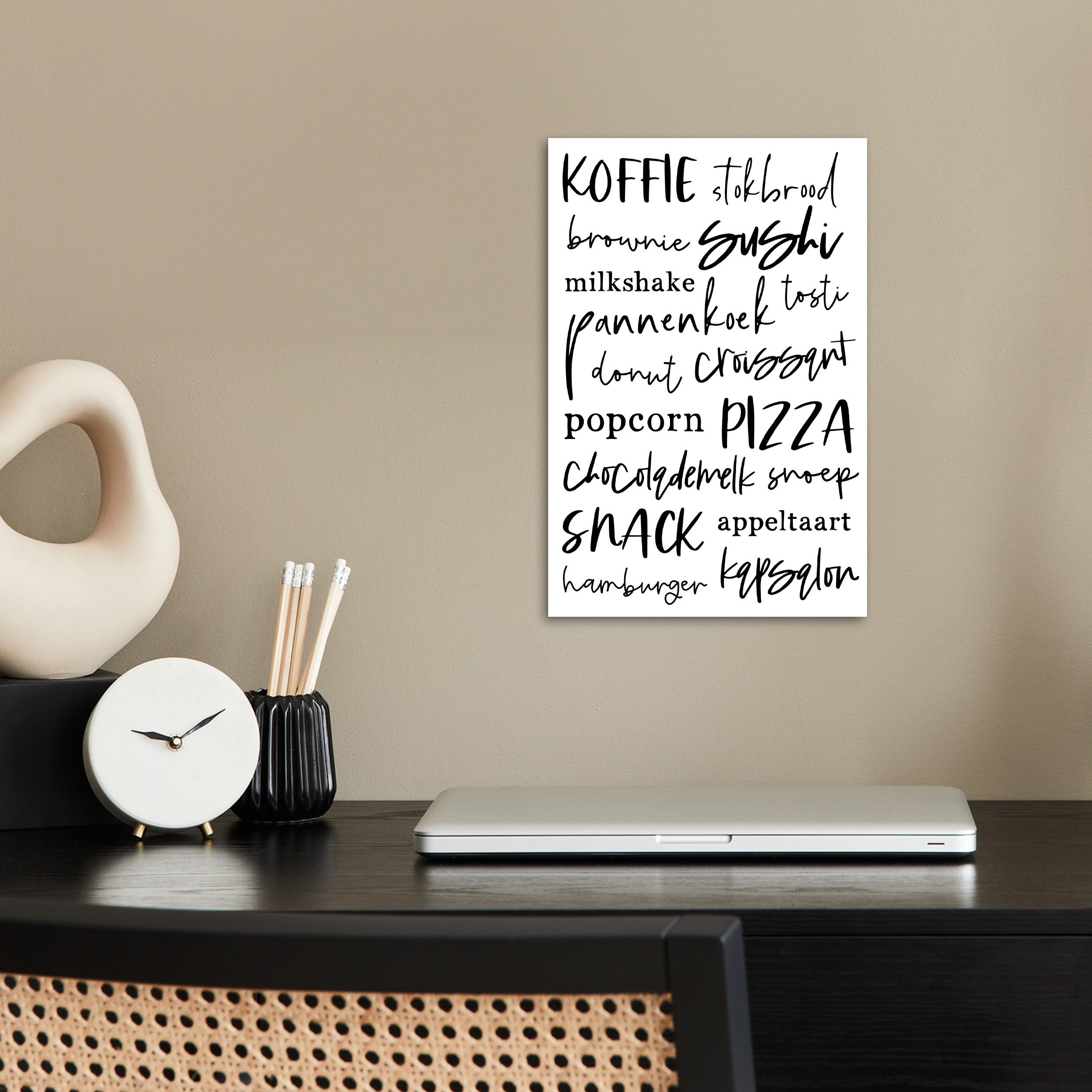 MuchoWow Poster Essen - Speisekarte - günstig online kaufen