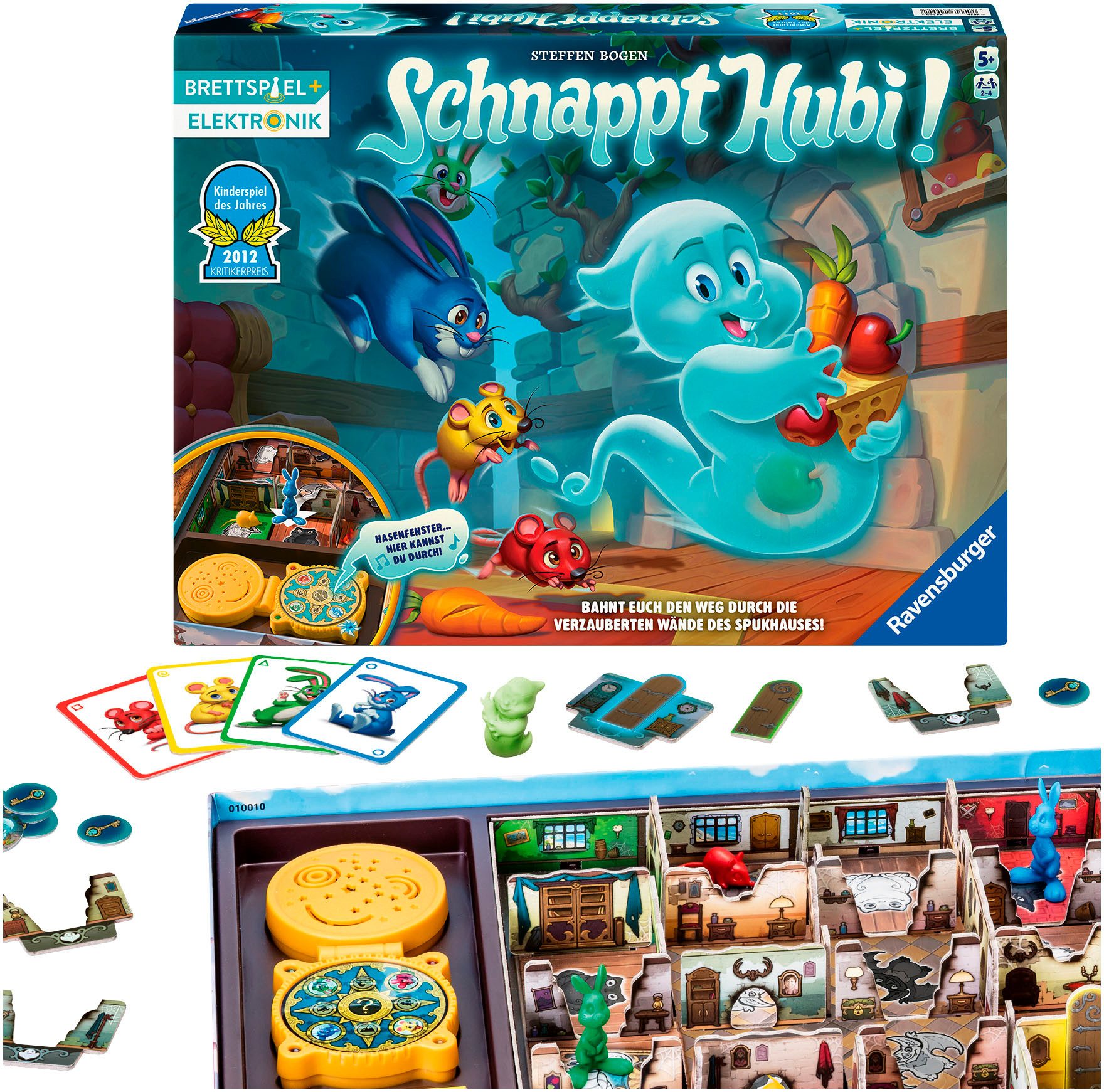Ravensburger Spiel Schnappt Hubi!, Kinderspiel, Made in Europe
