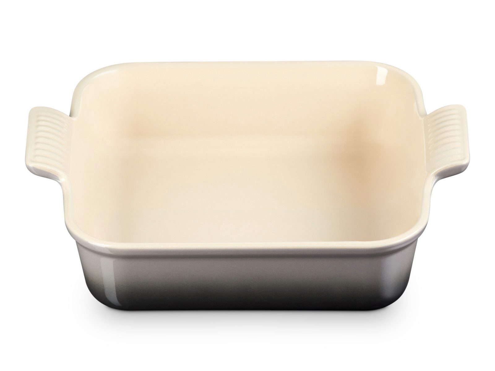 LE CREUSET Auflaufform Auflaufform Tradition quadratisch flint 23cm, Steinzeug