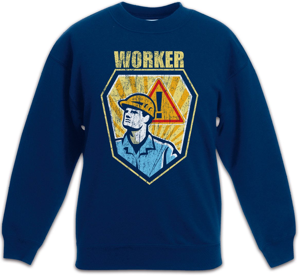 Sweatshirt Worker IV Kinderpullover Handwerk Handwerker Heimwerker Hausmeister