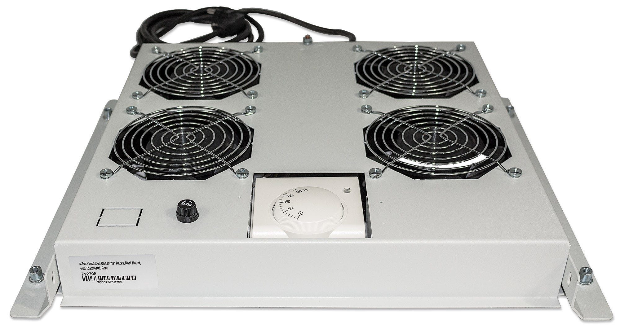 Intellinet PC-Gehäuse Intellinet Dachlüftereinheit für NW-Schränke 4 Lüfter Thermo