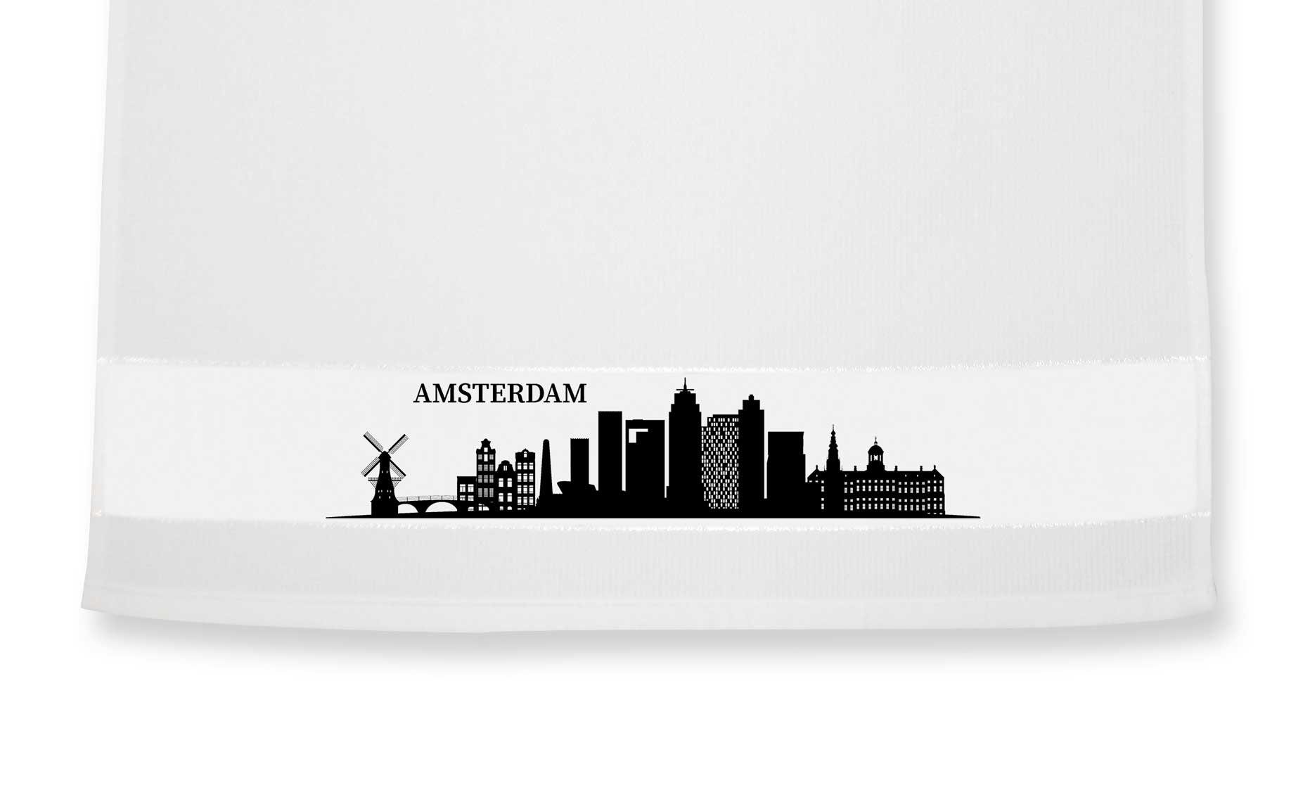 Amsterdam die Geschirrtuch Skyline Stadtmeister